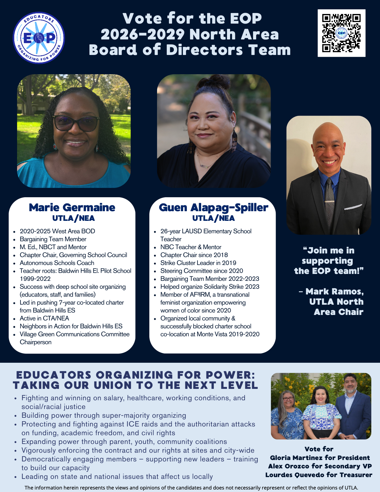 North Area EOP BOD flyer